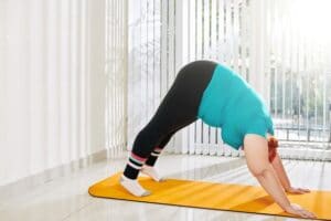 Exercícios de Pilates para obesos